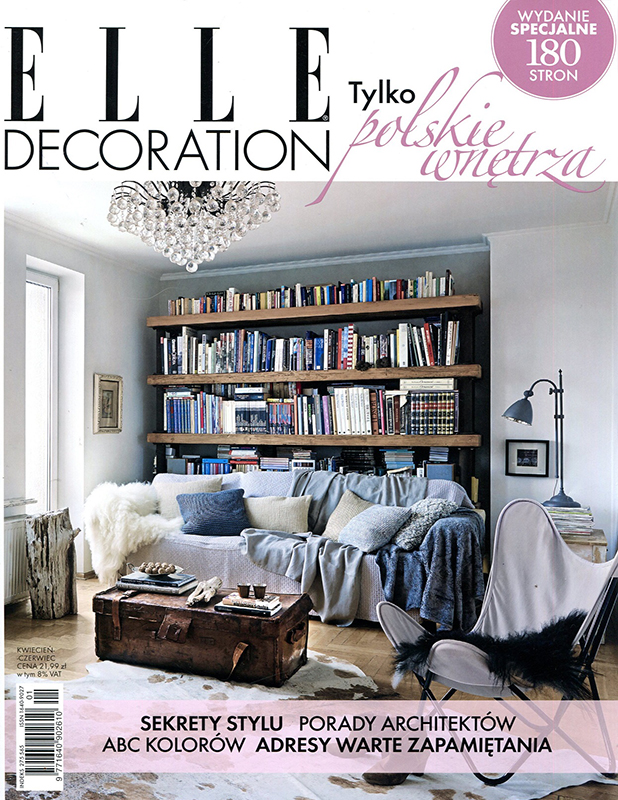 Elle Decoration Anna Koszela pracownia architektury wnętrz Warszawa